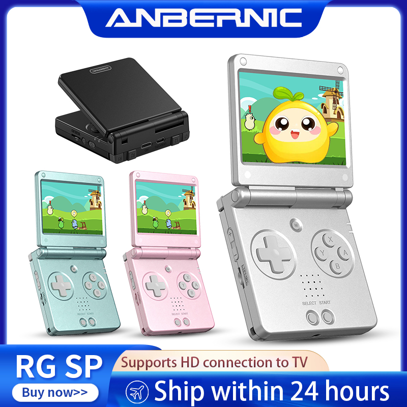 Gaming Console Android - 안베르닉 RGSP 플립 레트로 휴대용 게임