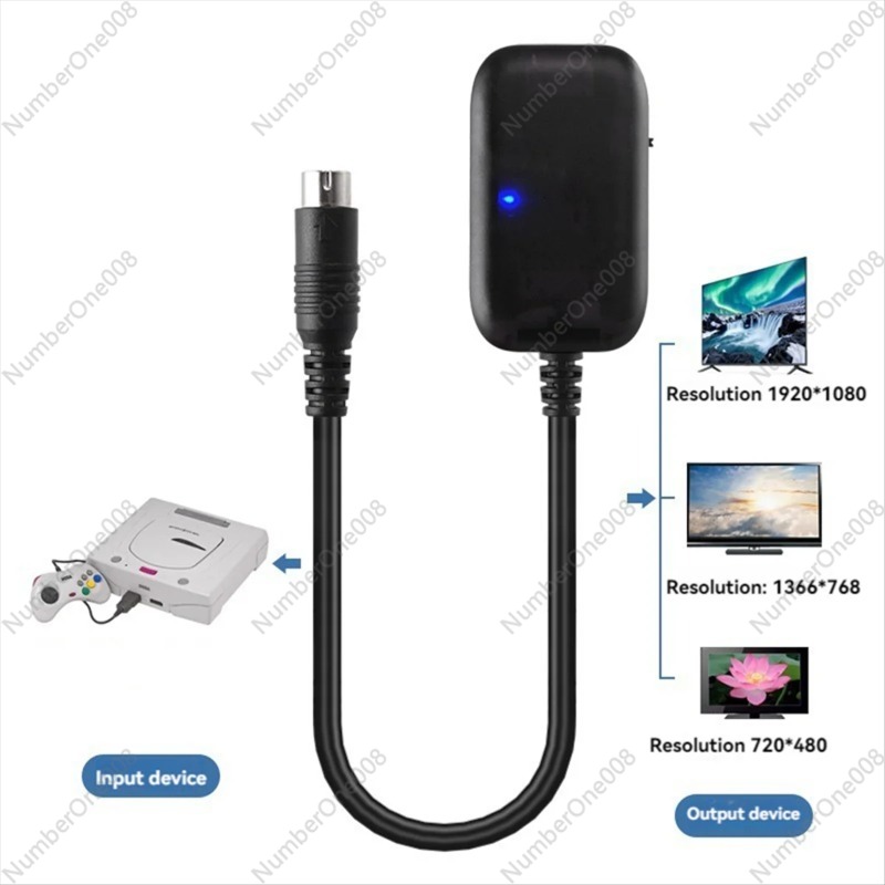 세가 새턴 게임 콘솔용 HDMI 변환 케이블 HD 72 - Gaming Console Tv 리뷰 및 가격