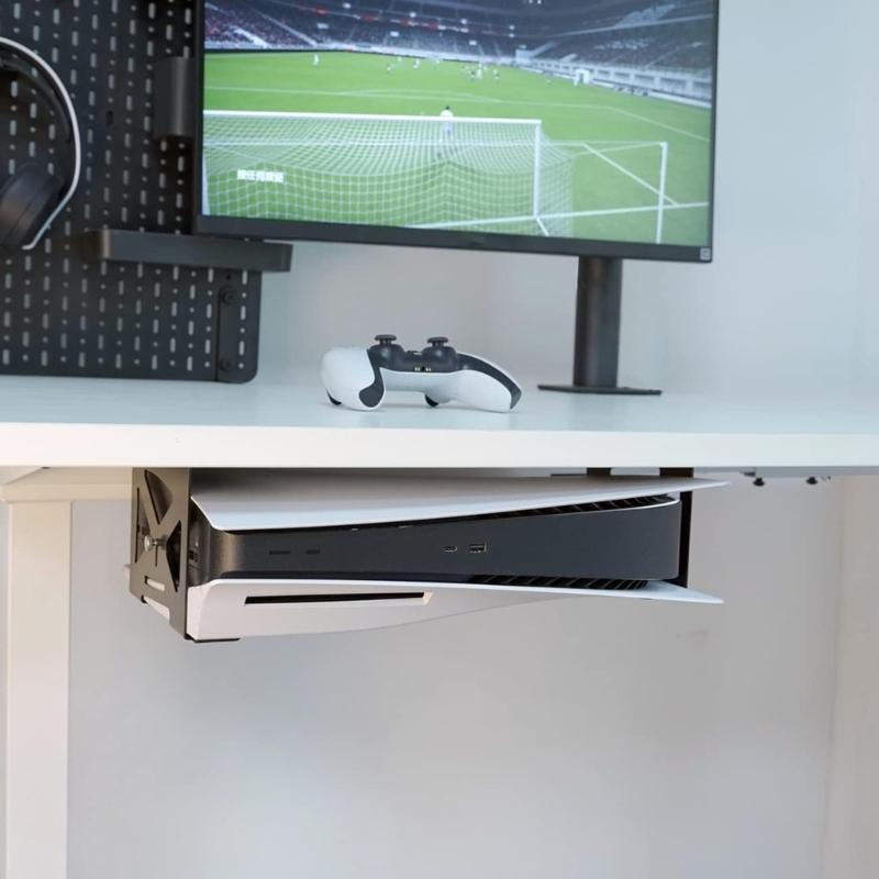 책상 게임 콘솔 주최자 보관 홀더 스탠드 아래 금속 P - Gaming Console Ps5 리뷰 및 가격