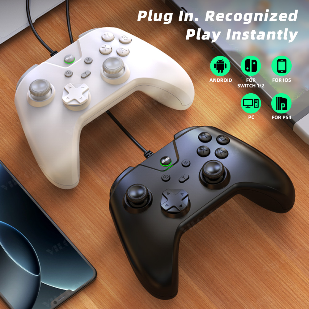 VILCORN 유선 게이밍 컨트롤러 PC 게임패드 홀  - Gaming Console Android 리뷰 및 가격