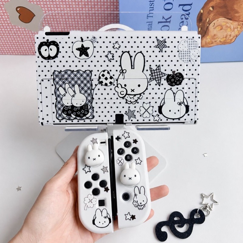 닌텐도 스위치 OLED용 귀여운 미피 보호 케이스, 부 - Gaming Console Tv 리뷰 및 가격