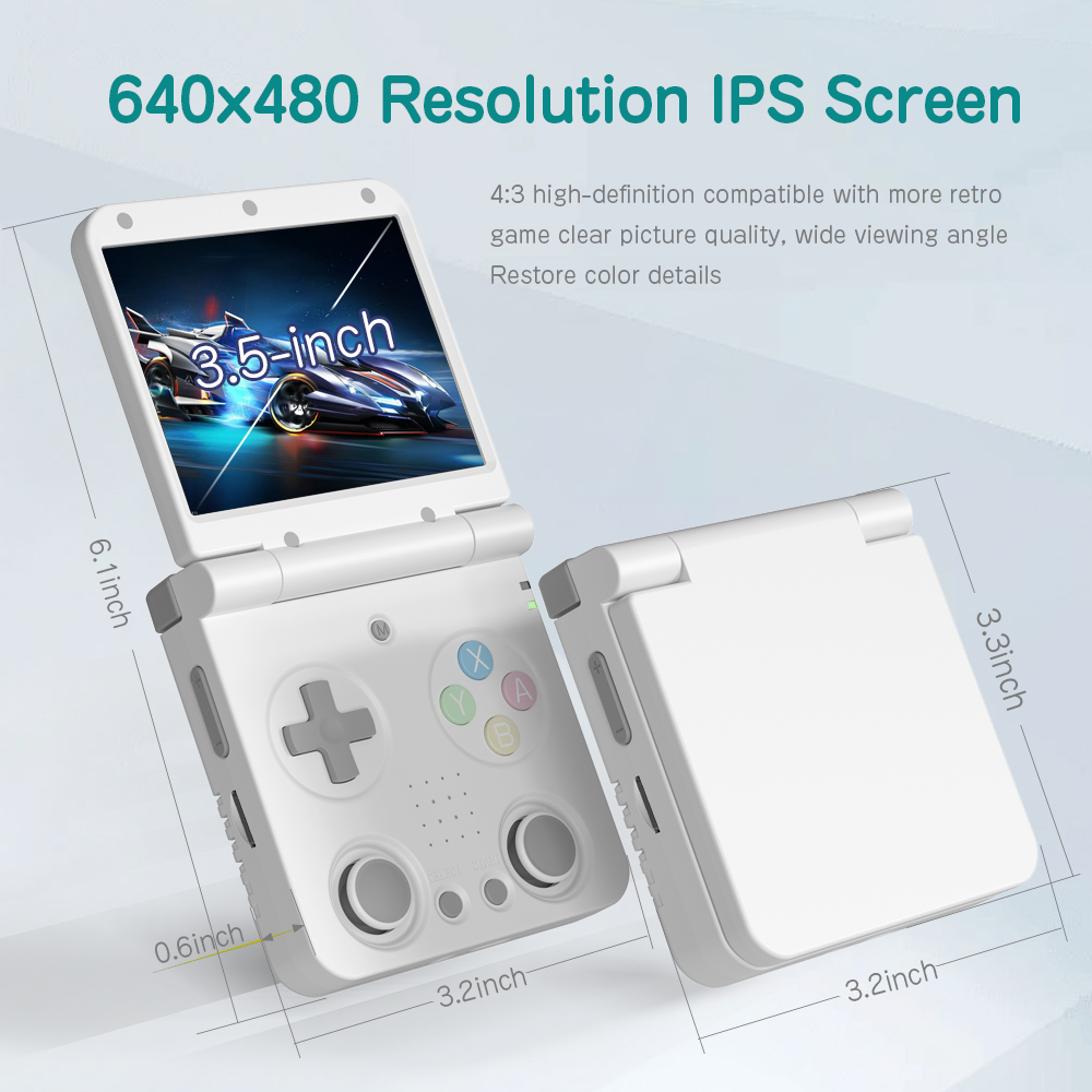 MIYOO Flip V2 휴대용 게임 플레이어 3.5' - Gaming Console Zone 리뷰 및 가격