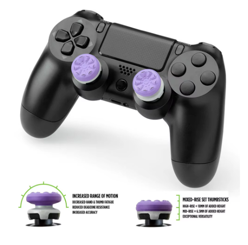 P5/P4 조이스틱 부스터 캡용 실리콘 엄지 그립 2개 - Gaming Console Tv 리뷰 및 가격