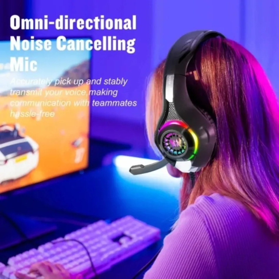 마이크가 장착된 PC 게이밍 헤드셋 RGB LED 오버 - Gaming Console Zone 리뷰 및 가격