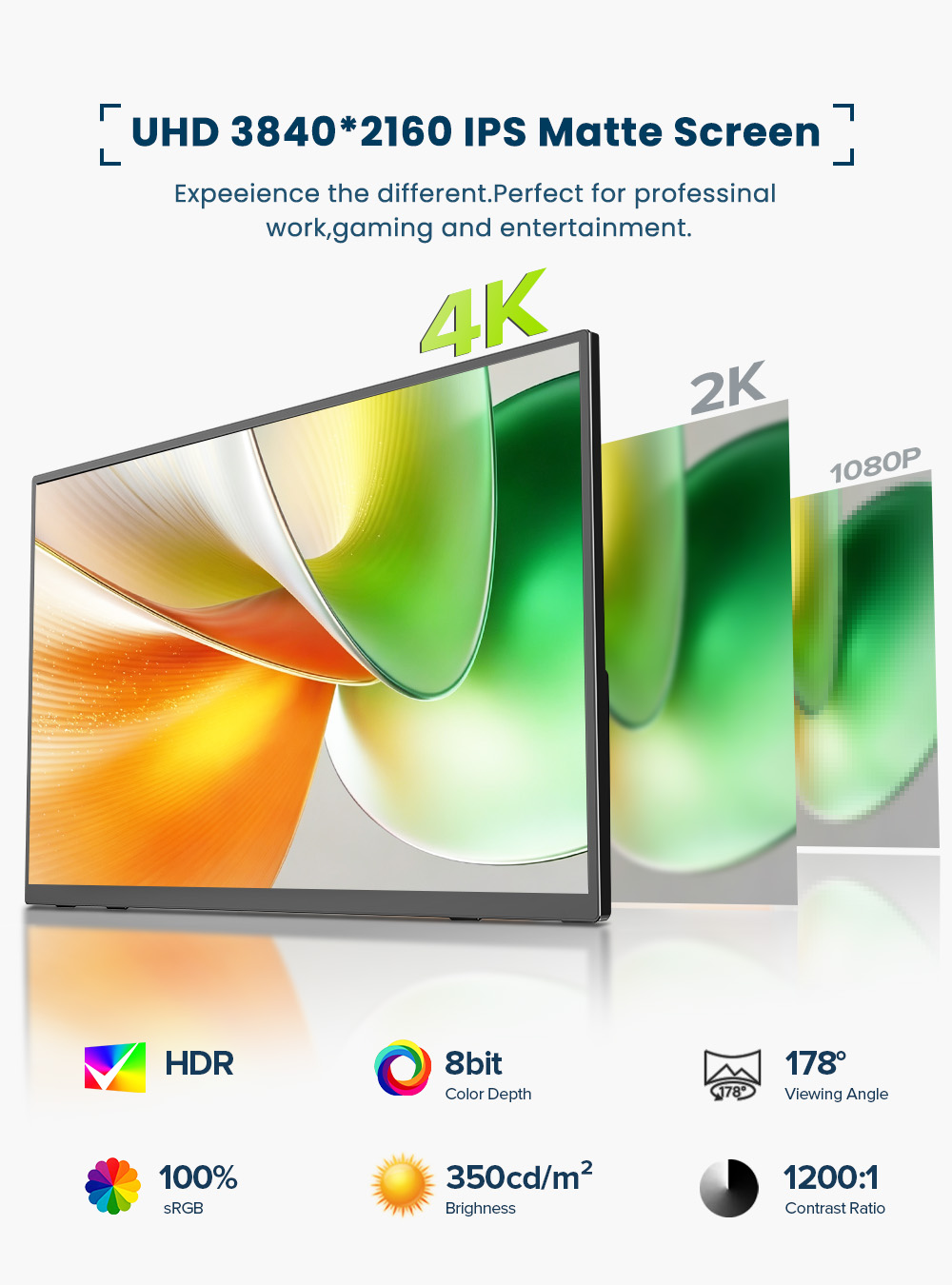 EVICIV 4K 휴대용 모니터 10포인트 터치 스크린 - Gaming Console And Monitor 리뷰 및 가격